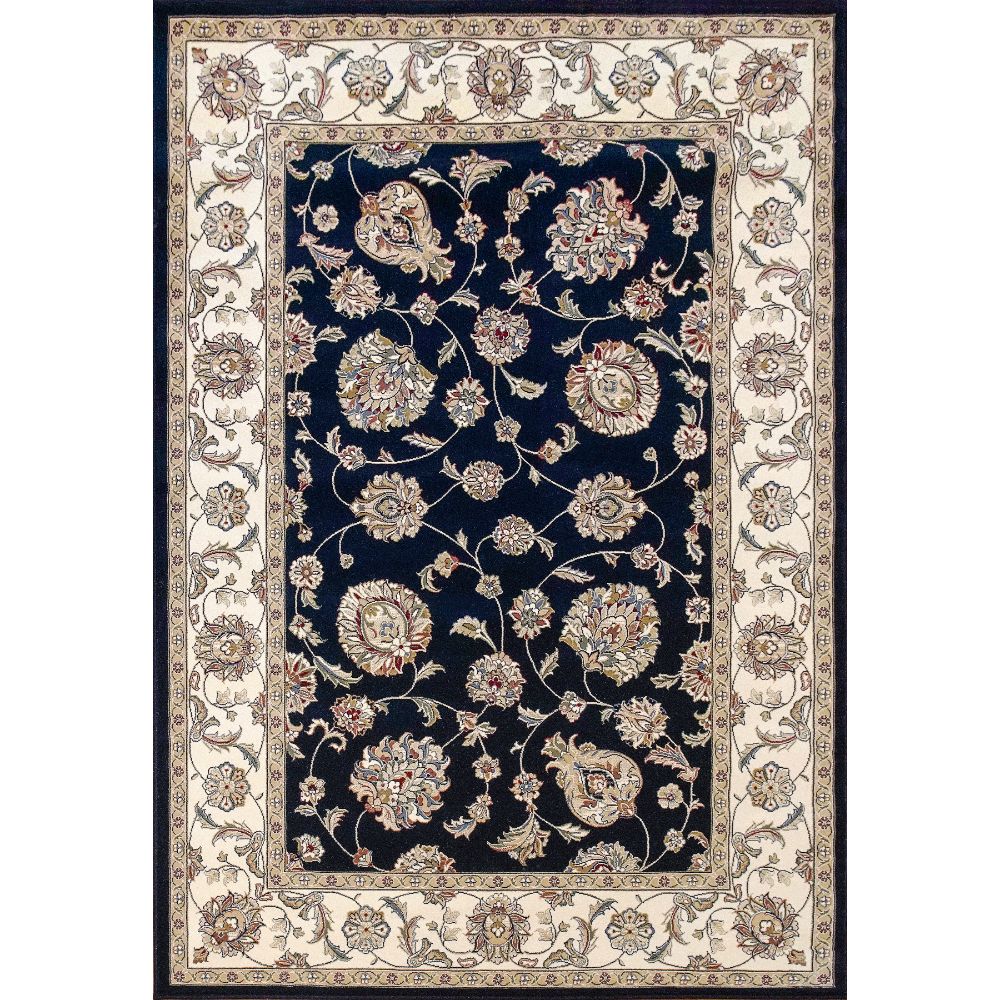 Dynamic Rugs 57365-3464 Ancient Garden 2 Ft. X 3.11 Ft. Rectangle Rug in Blue/Ivory
